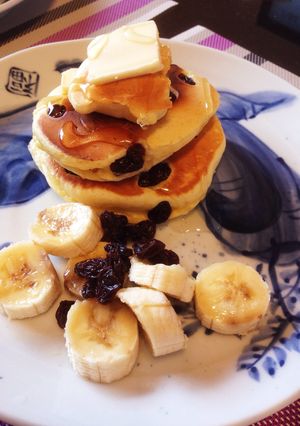 簡単！ふわふわホットケーキ-レシピのメイン写真