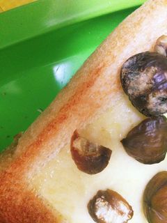 甘栗のせ☆チーズトーストのランチ-レシピのメイン写真