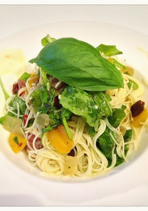 生ハムとグリル野菜の冷製パスタ-レシピのメイン写真