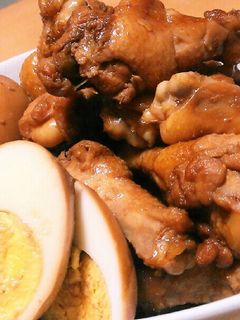 手羽元と卵の煮物-レシピのメイン写真