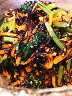 栄養満点☆ひじき小松菜にんじんのナムル-レシピのメイン写真