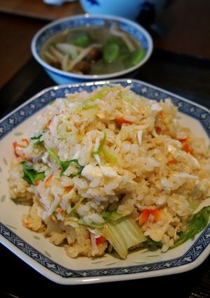 タラバガニの蟹レタス炒飯-レシピのメイン写真