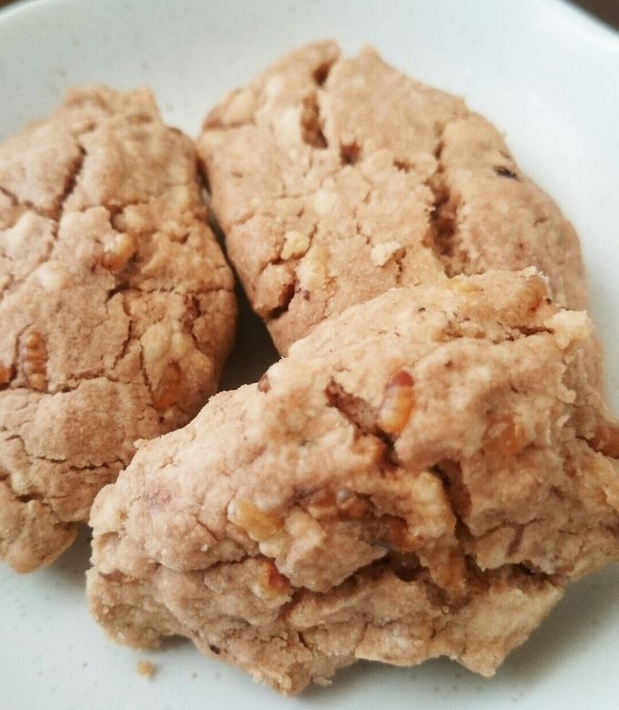 玄米クッキー おやつ 簡単食べすぎるー-レシピのメイン写真