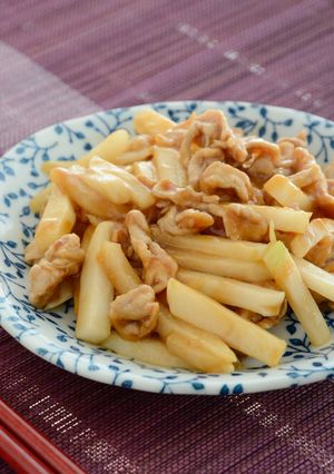 ハヤトウリと豚肉の中華あんかけ炒め-レシピのメイン写真