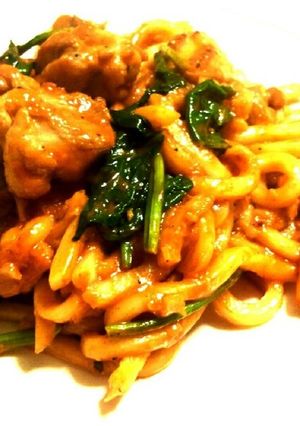 ケチャップうどん-レシピのメイン写真