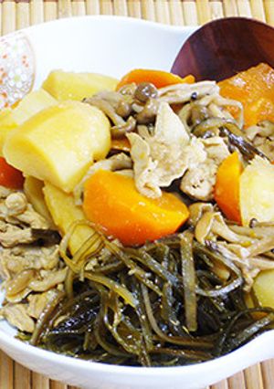 切り昆布と豚肉の肉じゃが-レシピのメイン写真