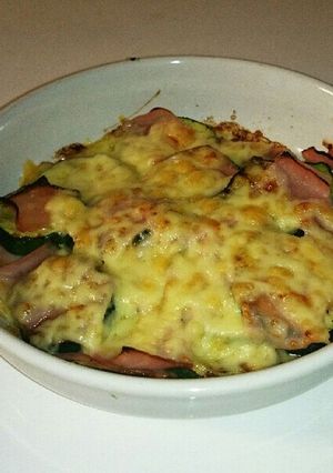 話題入り♪ズッキーニのハムチーズ焼き♪-レシピのメイン写真
