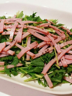 水菜の温サラダ-レシピのメイン写真