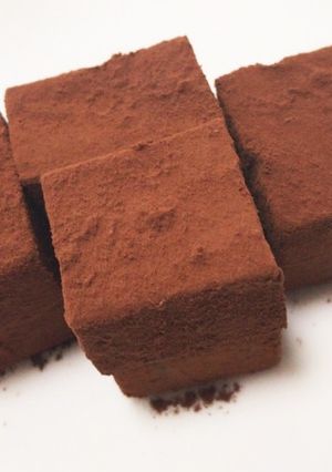 ココアでヘルシー生チョコ-レシピのメイン写真