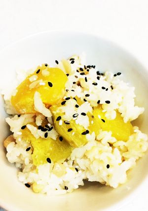 超貴重！白小豆のさつま栗ご飯-レシピのメイン写真