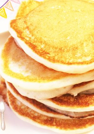 超簡単！材料２つ★ヨーグルトパンケーキ♡-レシピのメイン写真