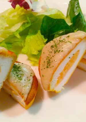 はんぺんの燻製のトロけるチーズ焼き-レシピのメイン写真