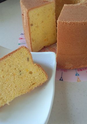 ☆カボチャとさつま芋のシフォンケーキ☆-レシピのメイン写真