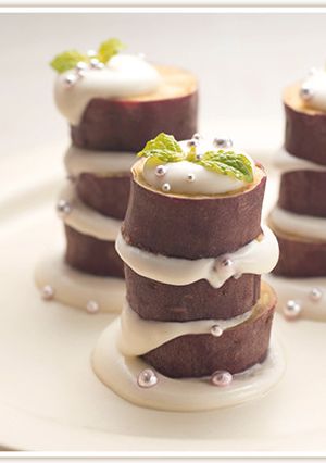スイートポテトのレモンクリームツリー-レシピのメイン写真