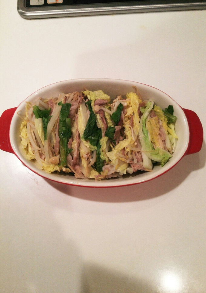 レンジで簡単重ね蒸し-レシピのメイン写真