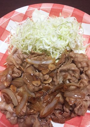 男飯☆豚バラニンニク醤油炒め-レシピのメイン写真