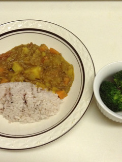 挽肉とサイコロ野菜のカレー-レシピのメイン写真