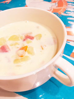 ポテトサラダで!?チャウダー風スープ-レシピのメイン写真