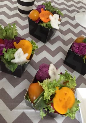 ハロウィンモリモリ野菜サラダ-レシピのメイン写真