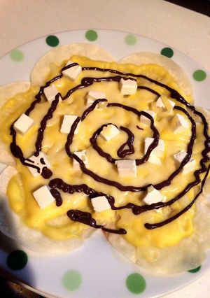 餃子の皮でデザートピザ-レシピのメイン写真