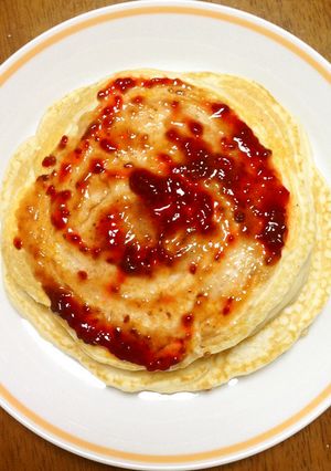 【卵不使用】ホエーで作る白いパンケーキ-レシピのメイン写真