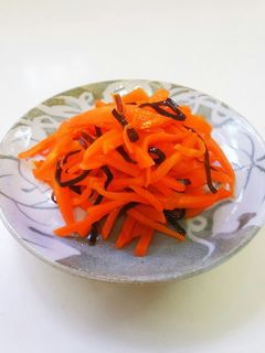塩昆布入りのにんじんきんぴら☆-レシピのメイン写真