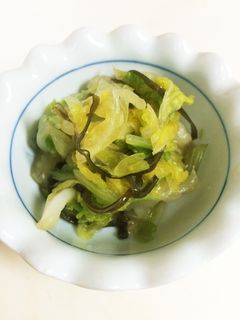 メチャ簡単 白菜塩昆布【副菜】-レシピのメイン写真