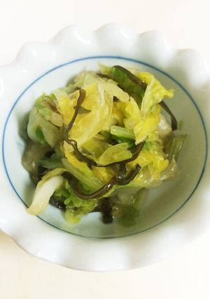 メチャ簡単 白菜塩昆布【副菜】-レシピのメイン写真