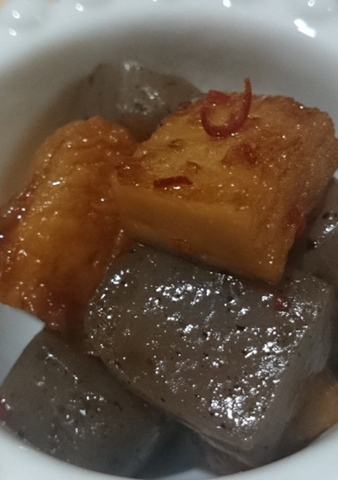 さつま揚げとこんにゃくの甘辛煮-レシピのメイン写真