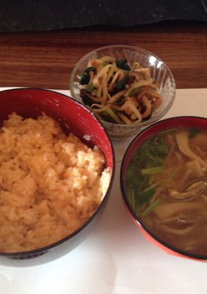 和食の朝ごはん-レシピのメイン写真