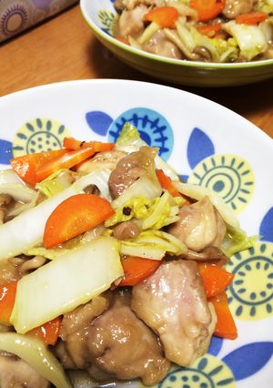 ★白菜と鶏肉の甘酢あんかけ-レシピのメイン写真