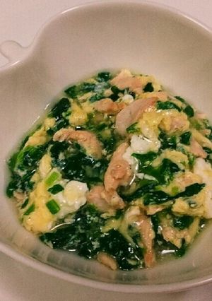 鮭とほうれん草の卵あんかけ丼-レシピのメイン写真