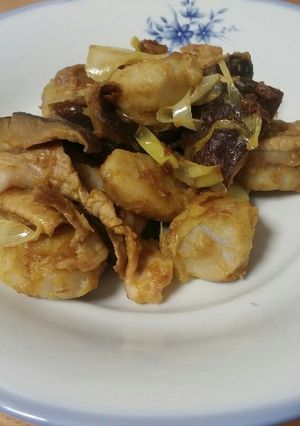 煮物リメイク、カレー味炒め-レシピのメイン写真