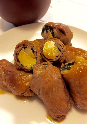 大葉でさっぱり豆腐とキノコの肉巻き-レシピのメイン写真