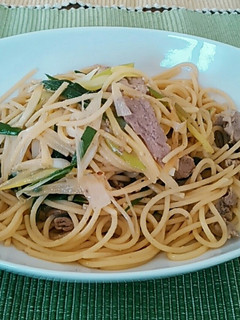 ジャポネーゼ 豚バラと長ネギのパスタ-レシピのメイン写真