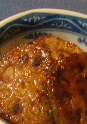 レンコンはさみ☆つくねの照り焼き-レシピのメイン写真