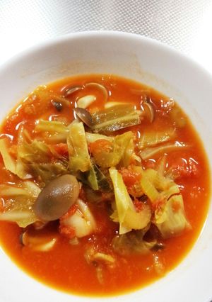 簡単野菜たっぷりトマトスープ♪-レシピのメイン写真