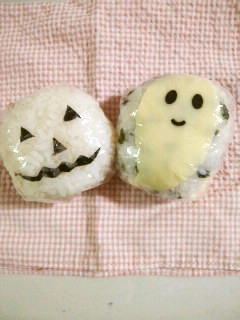 ハロウィン おにぎり-レシピのメイン写真