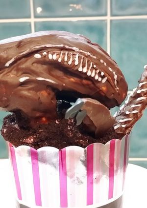 エイリアンでカップケーキデコ★-レシピのメイン写真