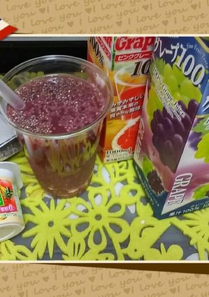 忙しい朝はチアシード・Drinkで❗-レシピのメイン写真