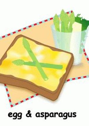 タマゴとアスパラの羊飼い風サンド★サンドイッチ弁当⑯-レシピのメイン写真