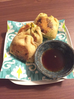 カボチャとひじきのキンチャク焼き-レシピのメイン写真
