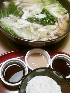 鶏とろろ鍋-レシピのメイン写真