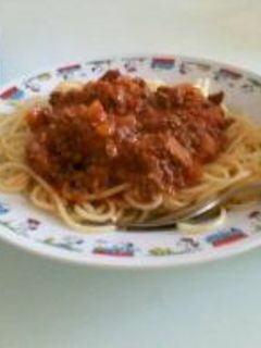 ミートソーススパゲッティー-レシピのメイン写真