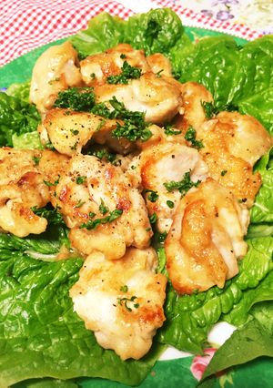 鶏もも肉のレモン塩ソテー-レシピのメイン写真
