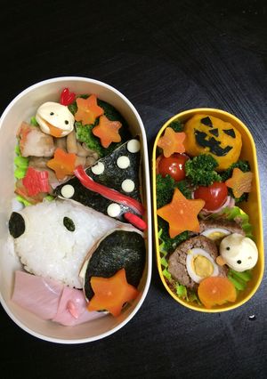 キャラ弁★スヌーピー★ハロウィン-レシピのメイン写真