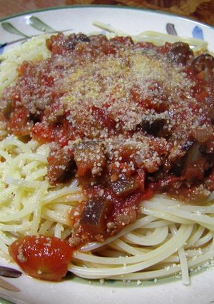 野菜たっぷりミートソーススパゲティ-レシピのメイン写真