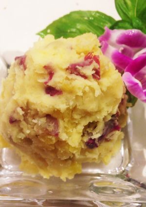 簡単美味♪ さつまいもとたくあんのサラダ-レシピのメイン写真