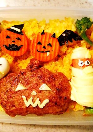 ハロウィン キャラ弁-レシピのメイン写真