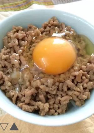 そぼろ卵かけごはん-レシピのメイン写真